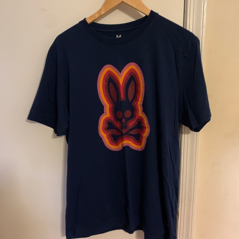 Men’s Navy Blue Psycho Bunny XL T Shirt.